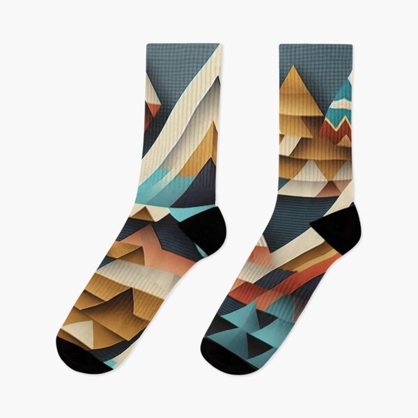 Item preview, Geometric Neutral Earth Tones Mountains Pattern designed and sold by KL14.