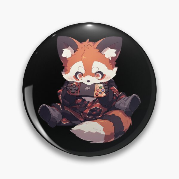 Item preview, Cute red panda biting gamepad designed and sold by Wojciech Wolan.