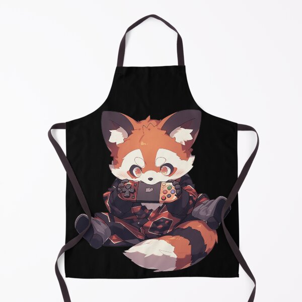 Item preview, Cute red panda biting gamepad designed and sold by Wojciech Wolan.