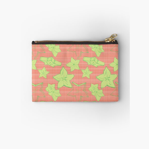 Item preview, Pattern - Starfruit with beige tartan lines designed and sold by Eejee-SK.