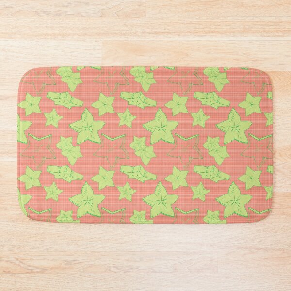 Item preview, Pattern - Starfruit with beige tartan lines designed and sold by Eejee-SK.