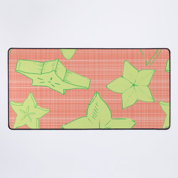 Item preview, Pattern - Starfruit with beige tartan lines designed and sold by Eejee-SK.