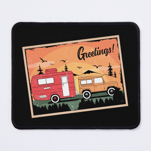 Item preview, Greetings From Retro Camping designed and sold by Heartee.