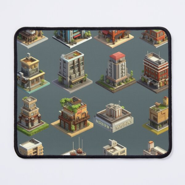 Item preview, Buildings Pattern designed and sold by SpicyGraphicArt.