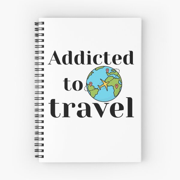 Item preview, Addicted to travel designed and sold by tinytwist.