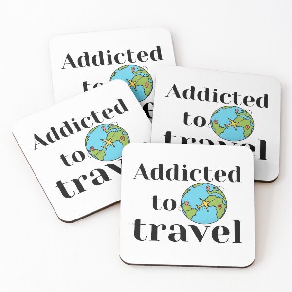 Item preview, Addicted to travel designed and sold by tinytwist.