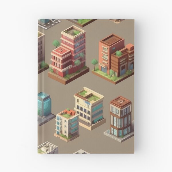 Item preview, Buildings Pattern designed and sold by SpicyGraphicArt.