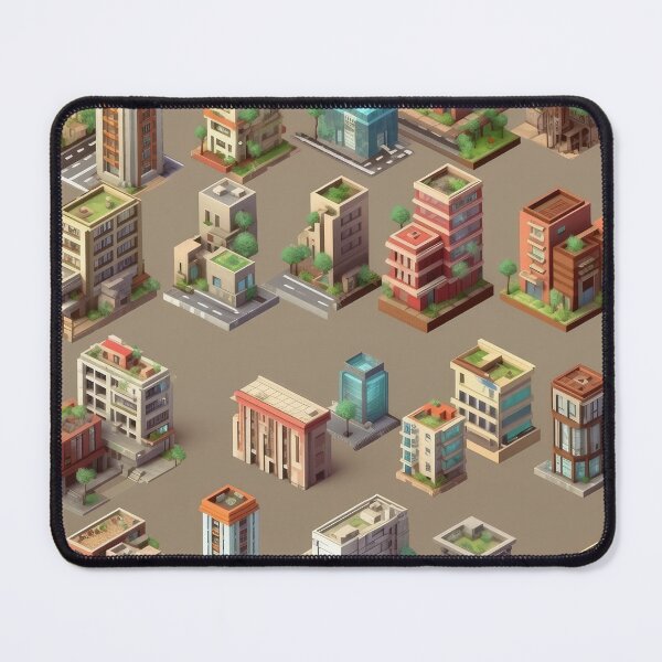 Item preview, Buildings Pattern designed and sold by SpicyGraphicArt.