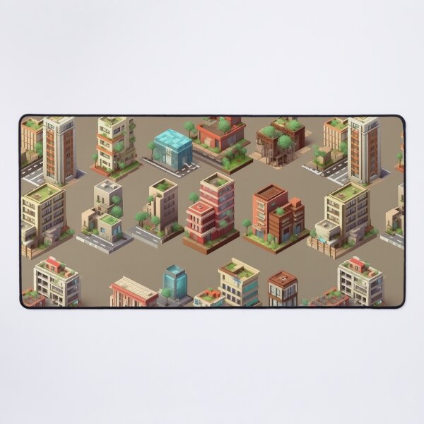 Item preview, Buildings Pattern designed and sold by SpicyGraphicArt.