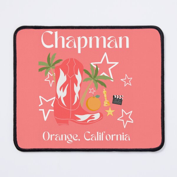 Item preview, Chapman University Cowboy Boot Pink Poster designed and sold by kayaho.