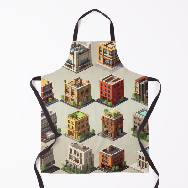 Item preview, Buildings Pattern designed and sold by SpicyGraphicArt.