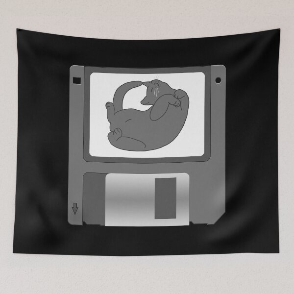 Item preview, Floppy Cat - Grey designed and sold by CCCDesign.