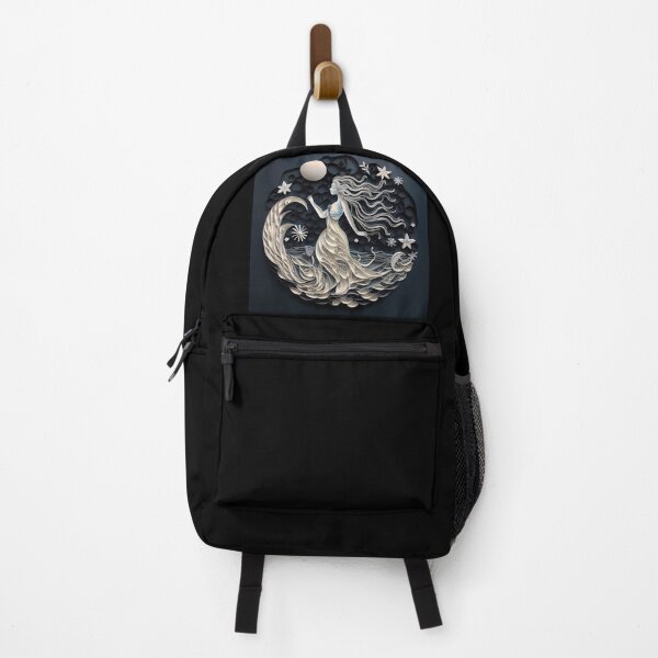 Item preview, Stylish black and white colored ocean mermaid designed and sold by AdiRemba.