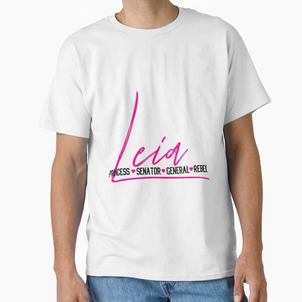 Vista previa del artículo con la obra «Te amamos Leia Ajustado Cuello en V», diseñado y vendido por Munroeshop.