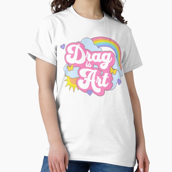 Item preview, Drag is Art Support Drag Queens Cute Gay Rainbow Kawaii designed and sold by PUFFYP.