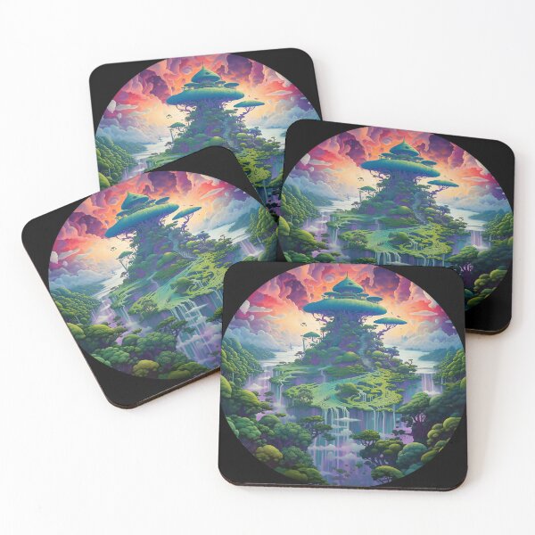 Item preview, Trippy Temple designed and sold by WallGarden.
