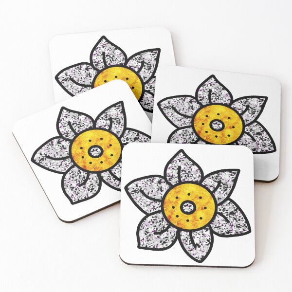 Item preview, Abstract Demisexual Flower designed and sold by SilverFantasy.