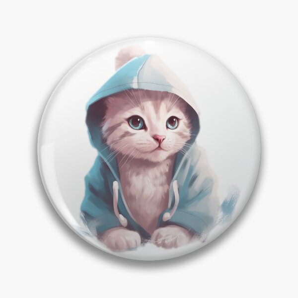 Item preview, Winter Love: A Kitten in a Hat and Sweatshirt designed and sold by Casanova Originals.