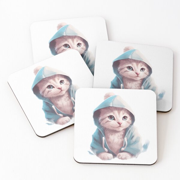 Item preview, Winter Love: A Kitten in a Hat and Sweatshirt designed and sold by Casanova Originals.