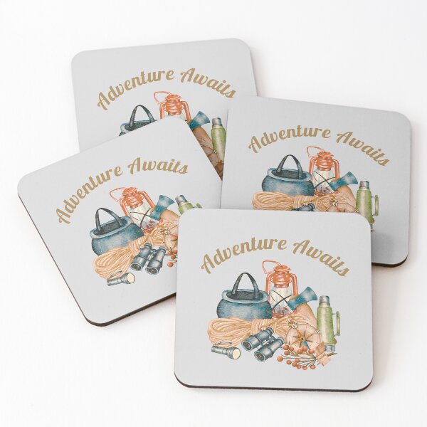 Item preview, Adventure Awaits For Campers, Hikers and Outdoors Lovers designed and sold by Heartee.
