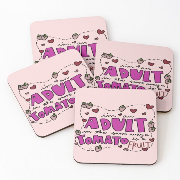 Item preview, i'm an adult in the same way a tomato is a fruit designed and sold by heartbyjes.