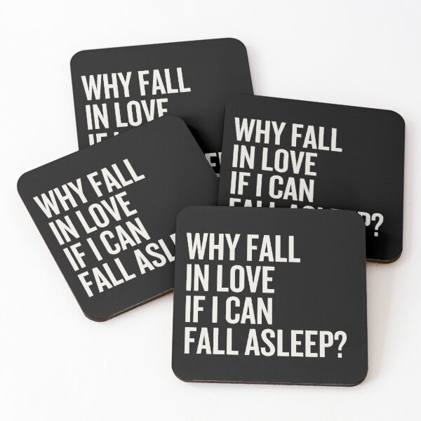 Item preview, Tough Case - Why Fall In Love If I Can Fall Asleep - Hard Case - Funny Saying designed and sold by Designedbygigy.
