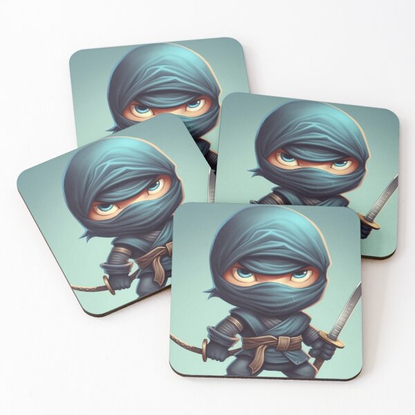 Item preview, Cool Cartoon Ninja: Dynamic and Stylish Character Design designed and sold by RIAiCreations.