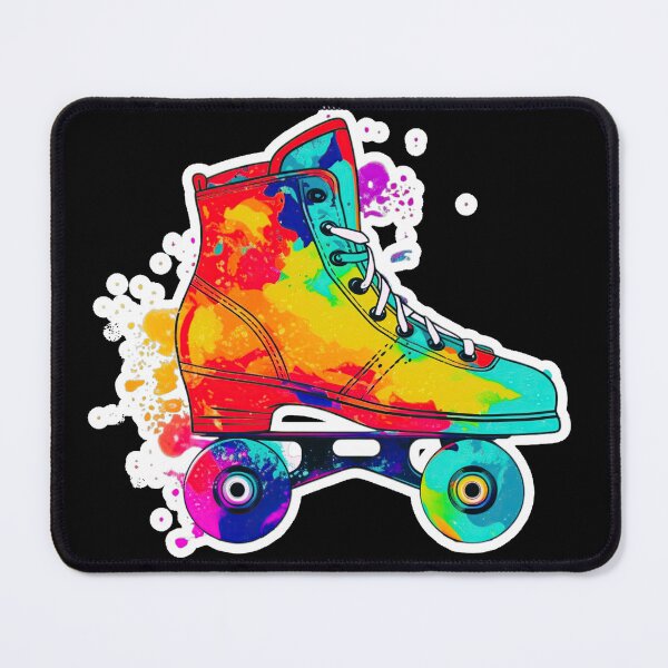 Item preview, Colorful Roller Skate Rainbow Colors Roller Derby Skating Design designed and sold by KL14.