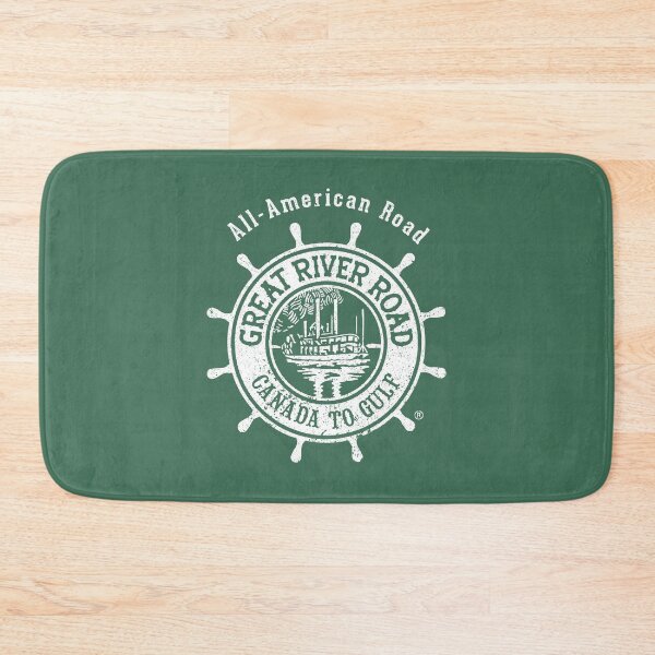 Item preview, Paddle Wheel - Distressed Logo - White designed and sold by Great River Road Store.