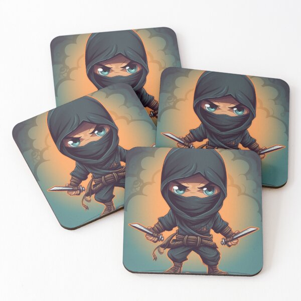 Item preview, Cool Cartoon Ninja: Dynamic and Stylish Character Design designed and sold by RIAiCreations.