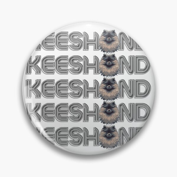 Item preview, Pixelated Keeshond Delight: Unique Artwork Celebrating the Lovable Breed designed and sold by Woof-n-Wear.