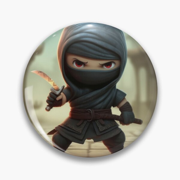 Item preview, Cool Cartoon Ninja: Dynamic and Stylish Character Design designed and sold by RIAiCreations.