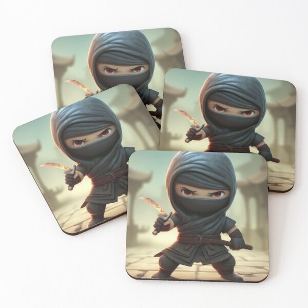 Item preview, Cool Cartoon Ninja: Dynamic and Stylish Character Design designed and sold by RIAiCreations.