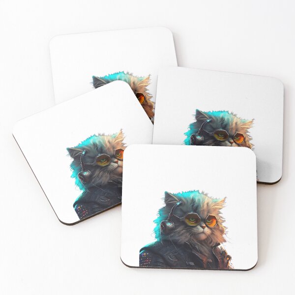 Item preview, Cyberpunk Cat designed and sold by Nowshin Tasnim.