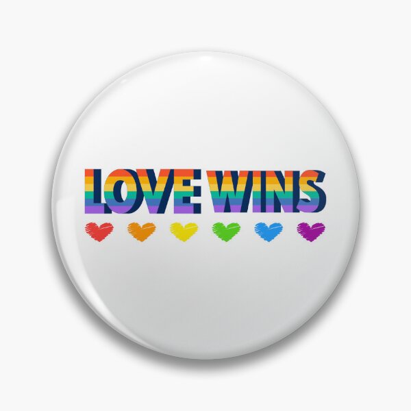 Item preview, LOVE WINS designed and sold by CustomHive.