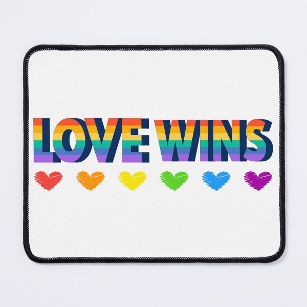 Item preview, LOVE WINS designed and sold by CustomHive.