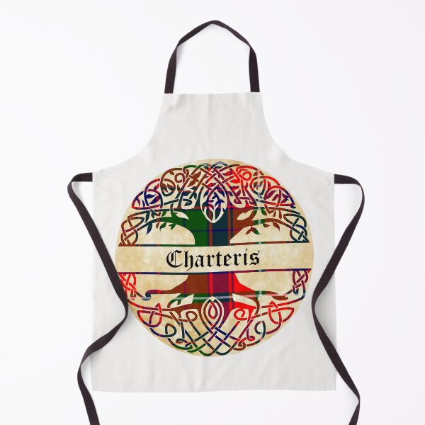 Item preview, Charteris Tree of Life Clan Scottish Surname tartan designed and sold by BagTown Clans.