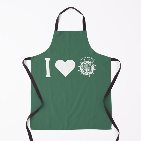 Item preview, I <3 GRR - Paddle Wheel Logo - White designed and sold by Great River Road Store.