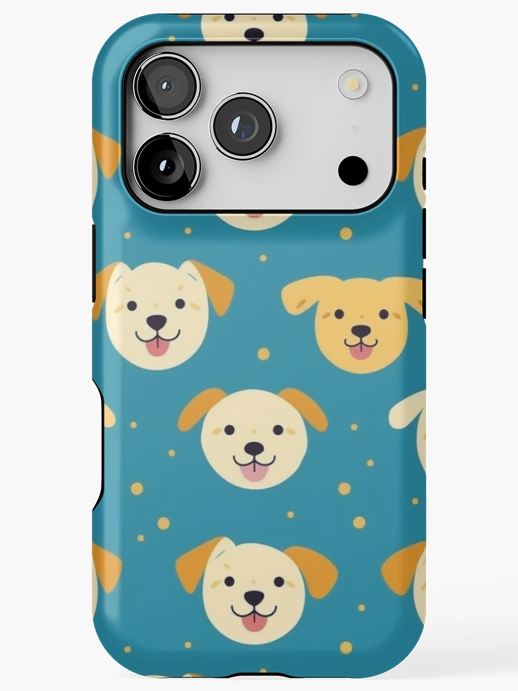 Thumbnail 1 of 4, iPhone Case, Simplistic Dogs Pattern designed and sold by RoverB.