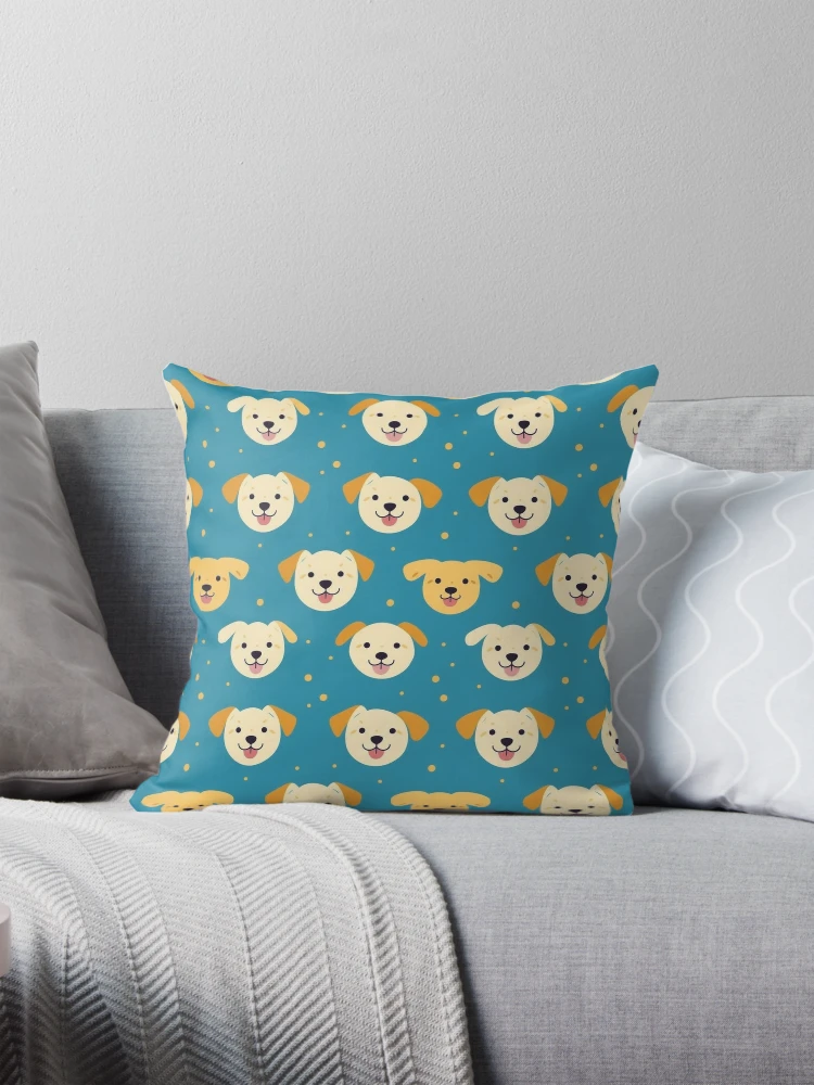 Thumbnail 1 of 4, Pillow, Simplistic Dogs Pattern designed and sold by RoverB.