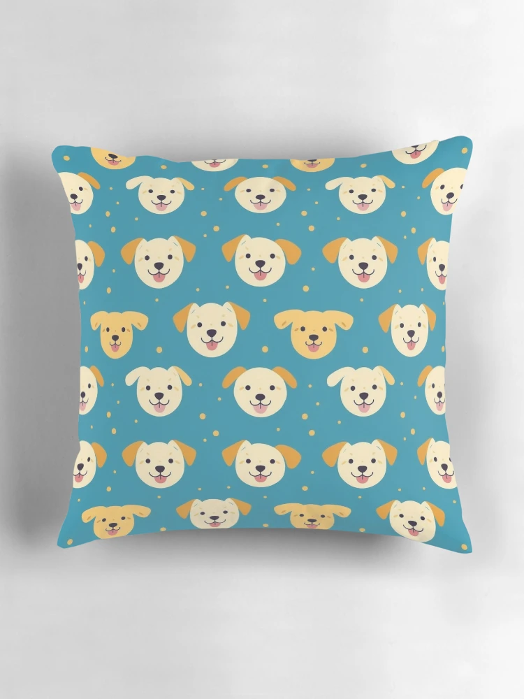 Thumbnail 3 of 4, Pillow, Simplistic Dogs Pattern designed and sold by RoverB.