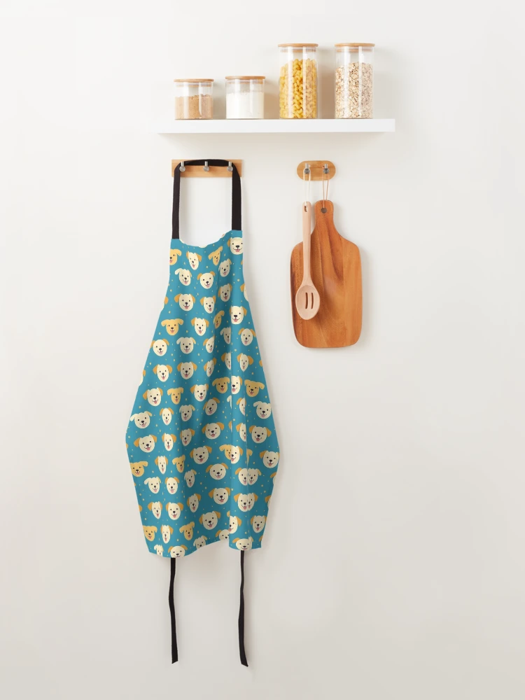 Thumbnail 4 of 6, Apron, Simplistic Dogs Pattern designed and sold by RoverB.