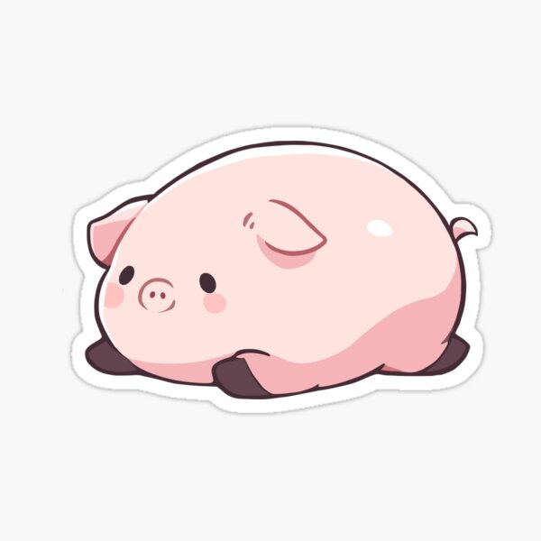 cute pig Sticker