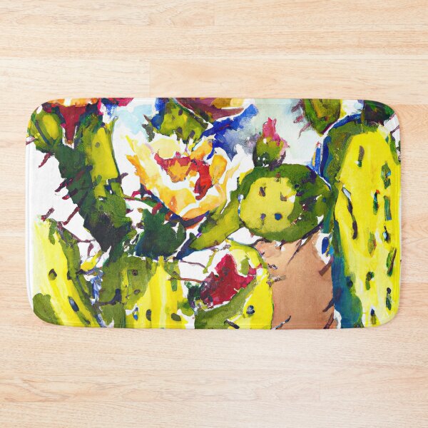 Item preview, Blooming cactus flowers in Arizona - watercolor designed and sold by Travelways.