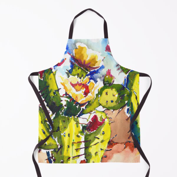 Item preview, Blooming cactus flowers in Arizona - watercolor designed and sold by Travelways.