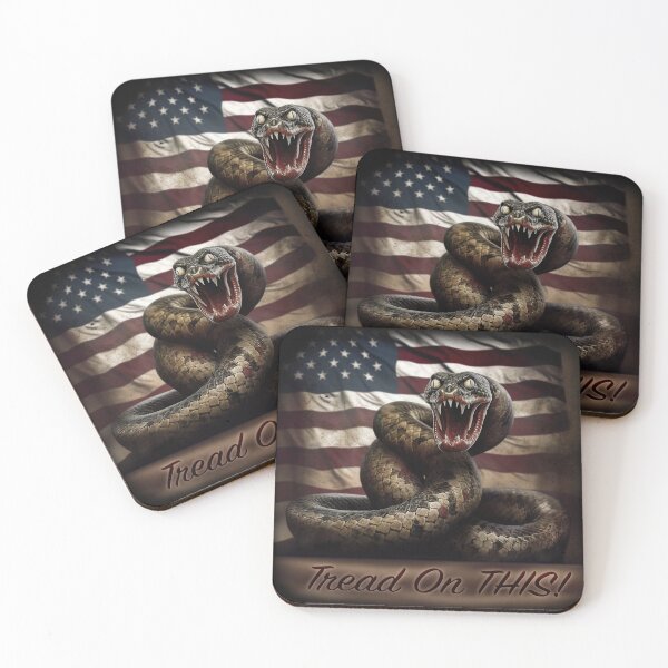 Item preview, A very aggressive take on the Don't Tread on Me flag designed and sold by Good Candy.