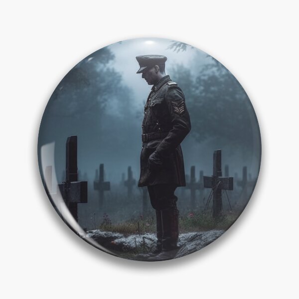 Artikelvorschau, A soldier paying respect to the fallen. entworfen und verkauft von WorldOfHolidays.