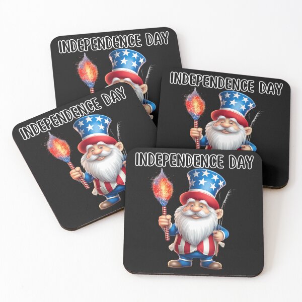 Item preview, Independence Day Gnome designed and sold by MTJ-Mushrooms.