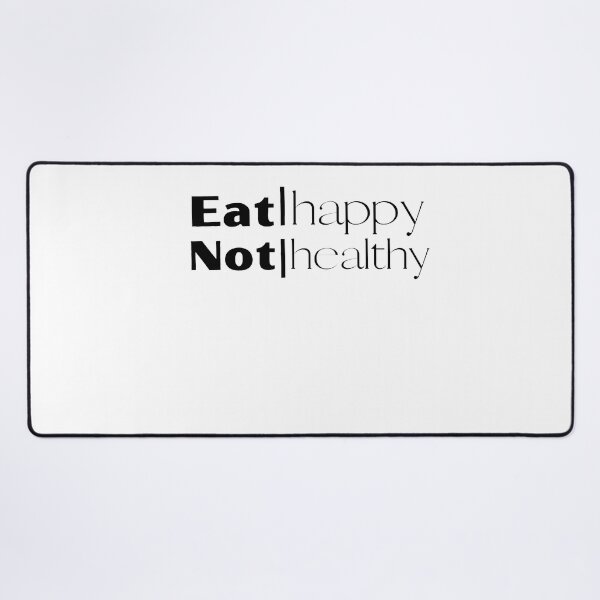 Item preview, eat happy not healthy designed and sold by Shop Anis.