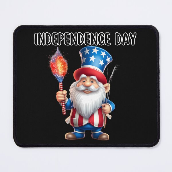 Item preview, Independence Day Gnome designed and sold by MTJ-Mushrooms.